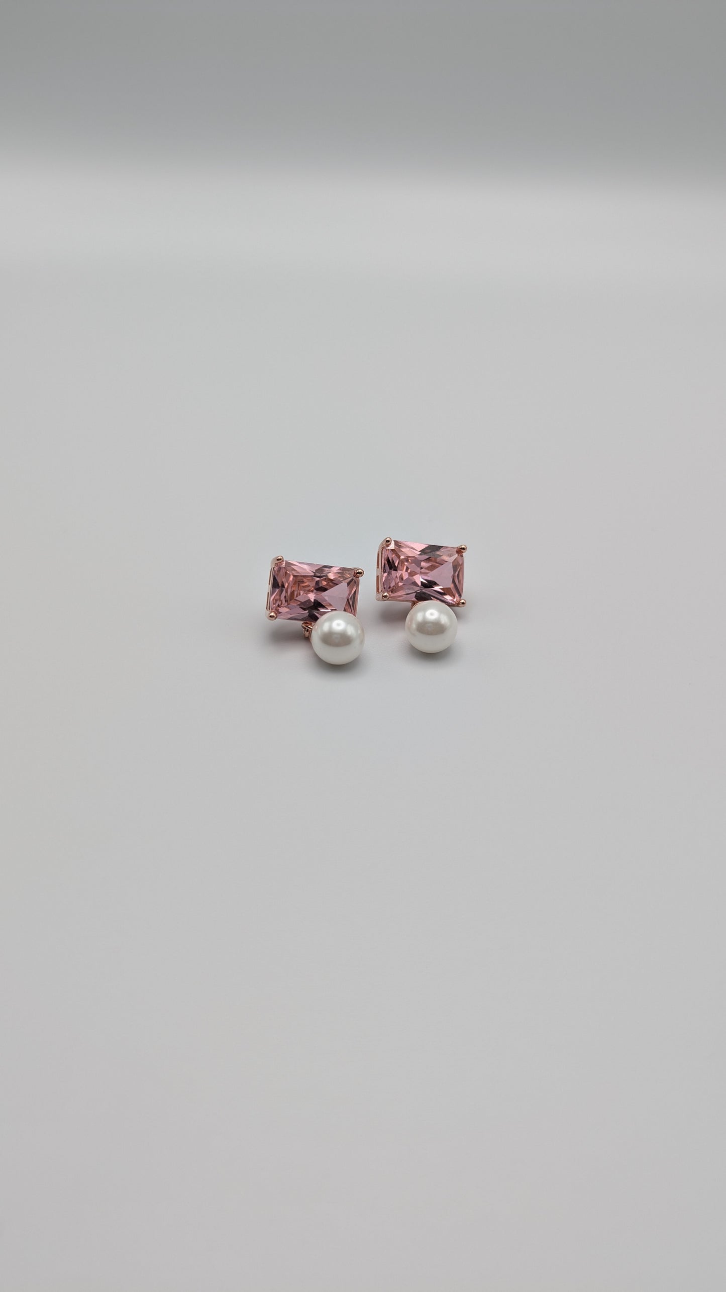 Blush Pearl Drop Earrings