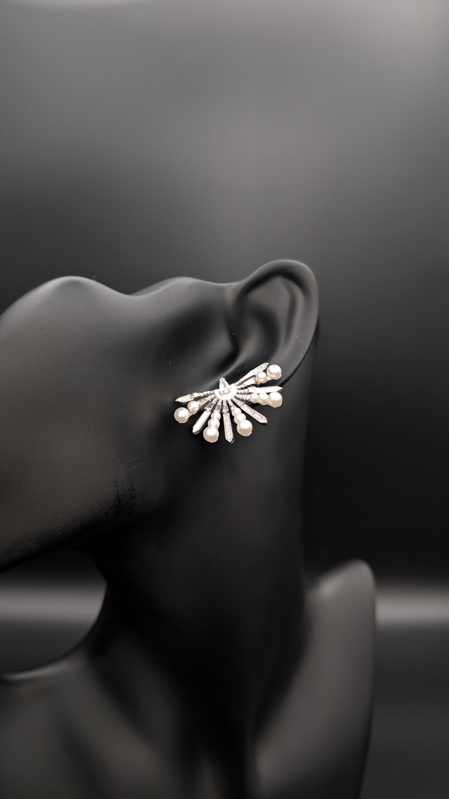 Pearly Moon Earrings